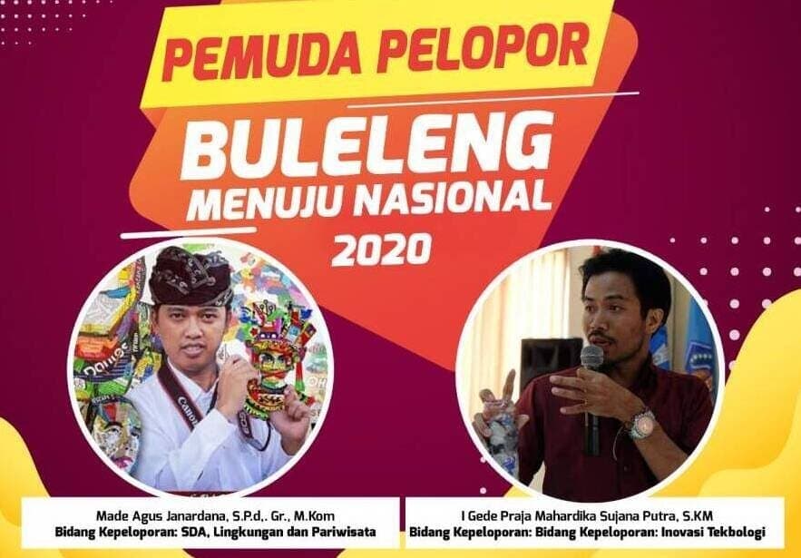Dua Anak Muda Buleleng Wakili Bali di Seleknas Pemuda Pelopor 2020